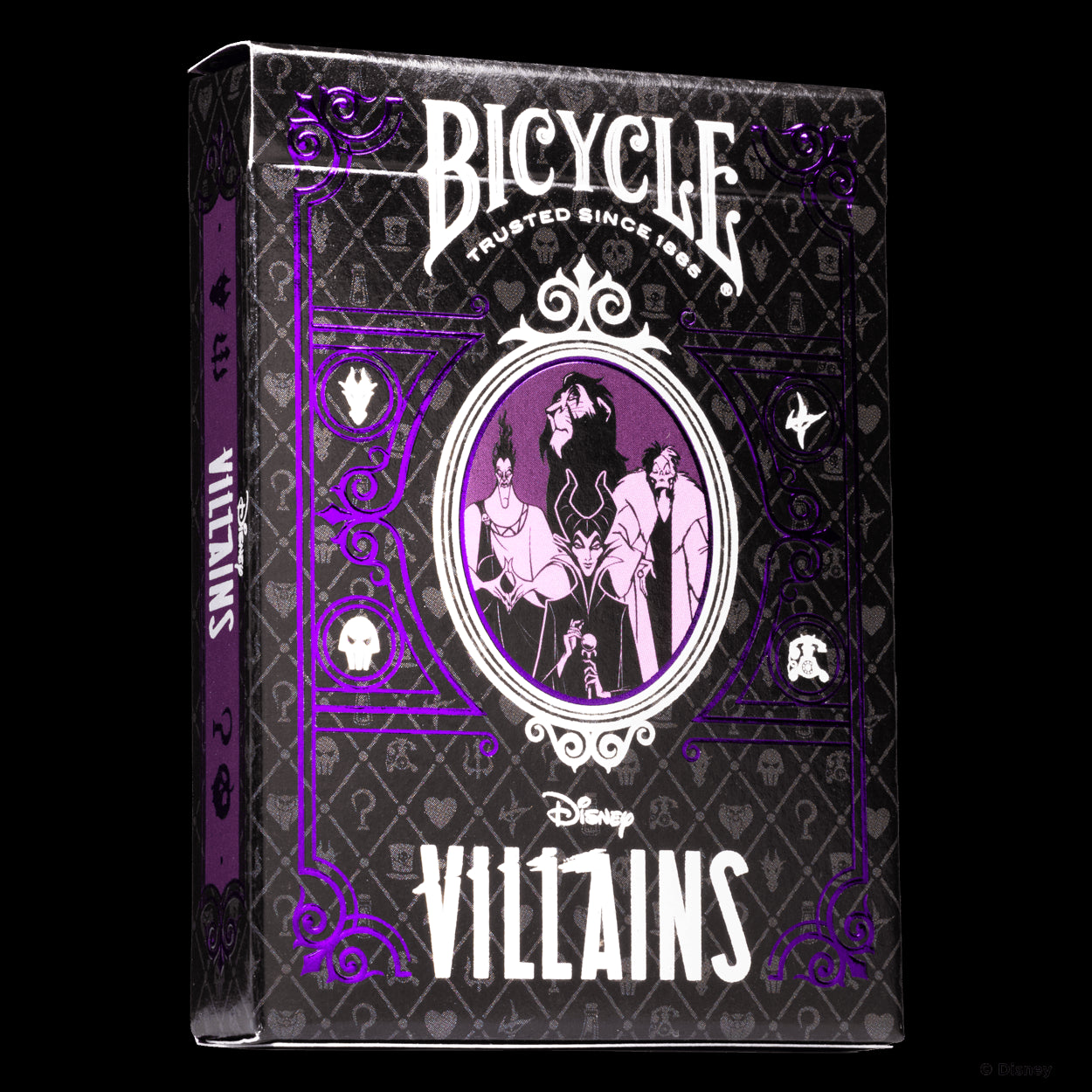 10040306 - BICYCLE GREEN & PURPLE VILLAIN - CARTE DA GIOCO