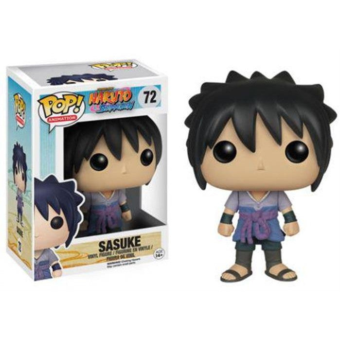 NARUTO SHIPPUDEN - POP FUNKO VINYL FIGURE 72 SASUKE 10CM
