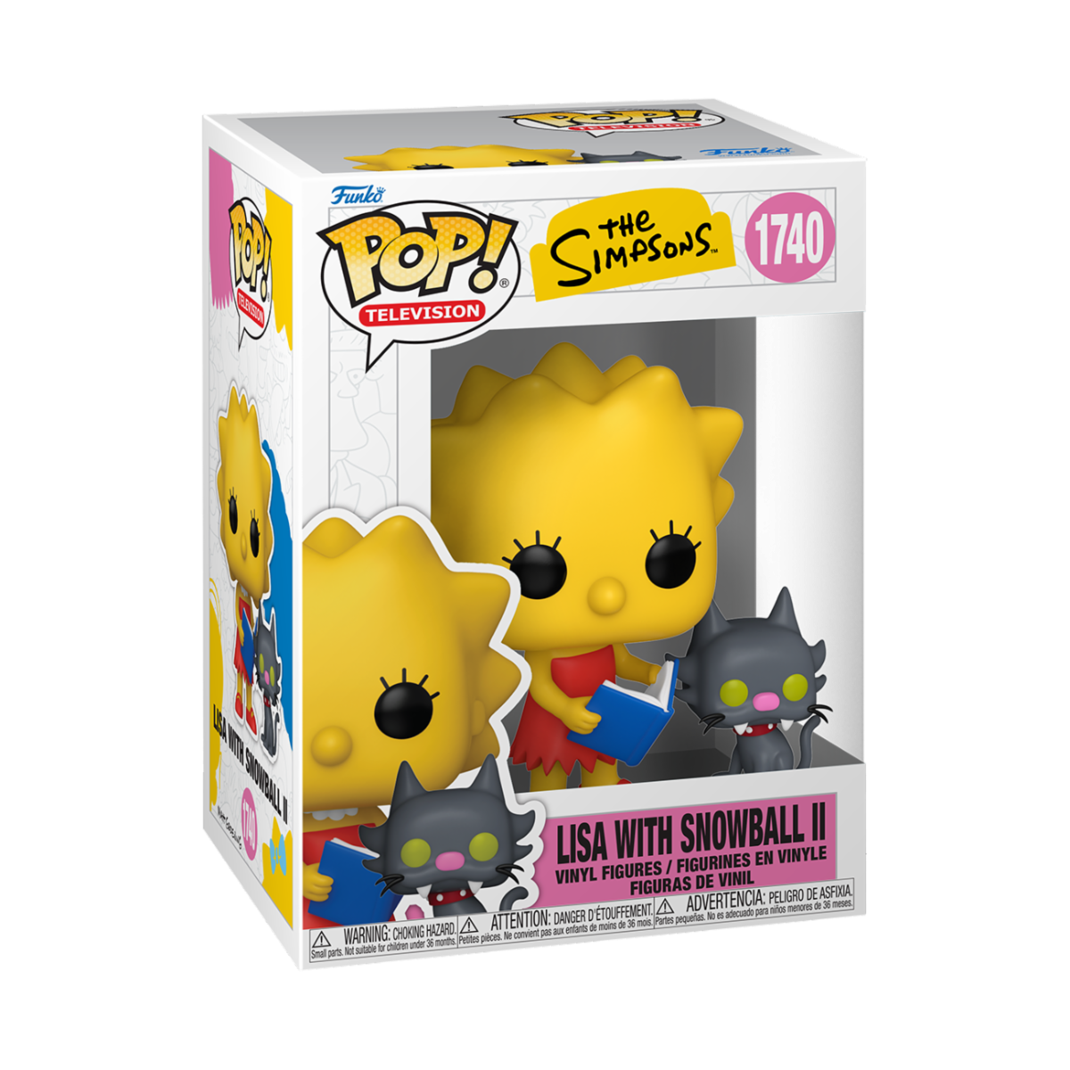 THE SIMPSONS - POP FUNKO VINYL FIGURE 1740 LISA WITH SNOWBALL II 9CM