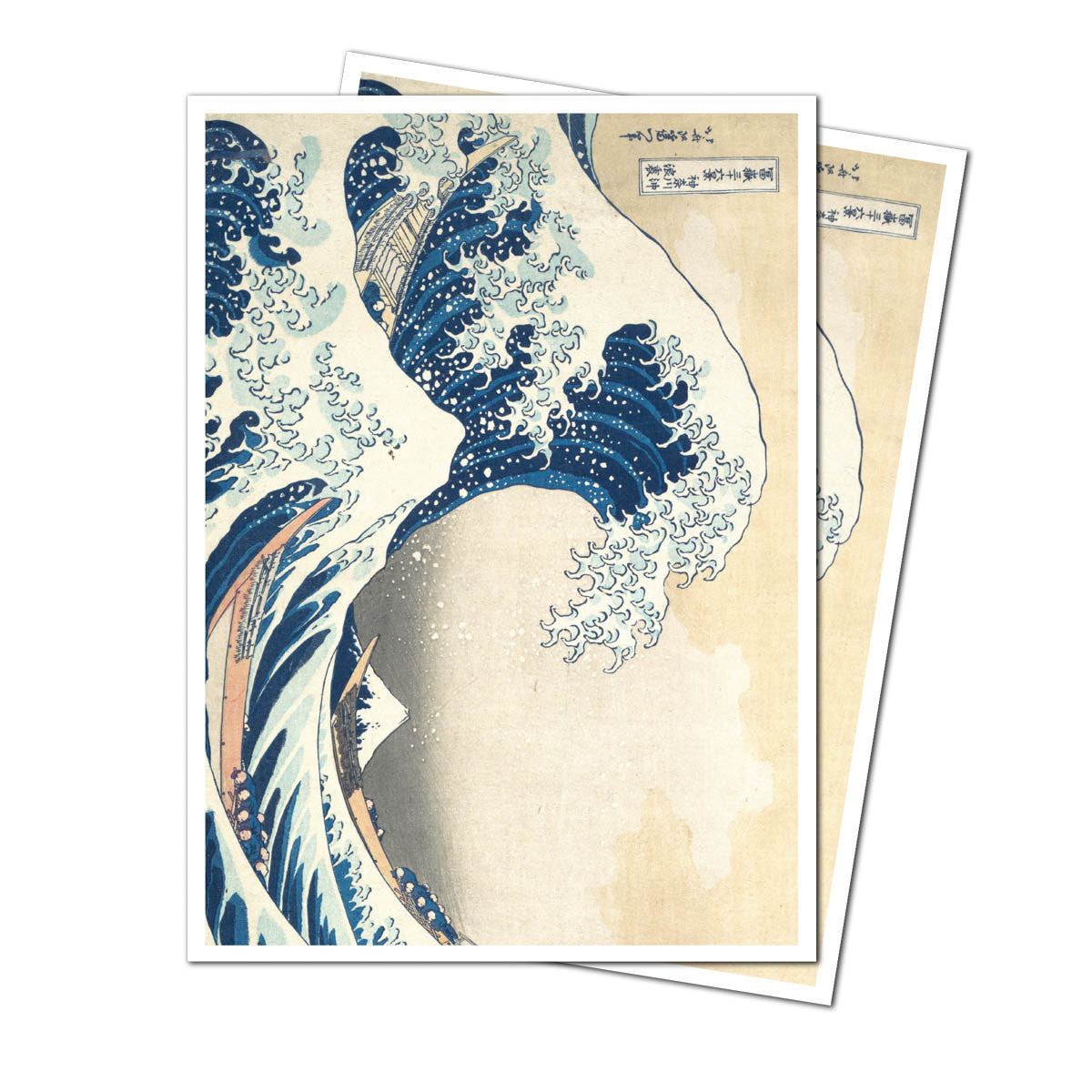 16603 - 105 APEX DECK PROTECTOR SLEEVES - THE GREAT WAVE OFF KANAGAWA