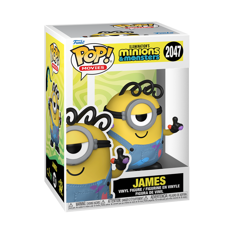 MINIONS & MONSTERS - POP FUNKO VINYL FIGURE 2047 JAMES 9CM