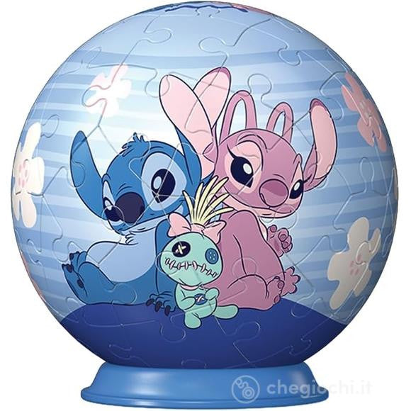 11599 - Disney Stitch & Angel - PUZZLE 3D - PUZZLE BALL