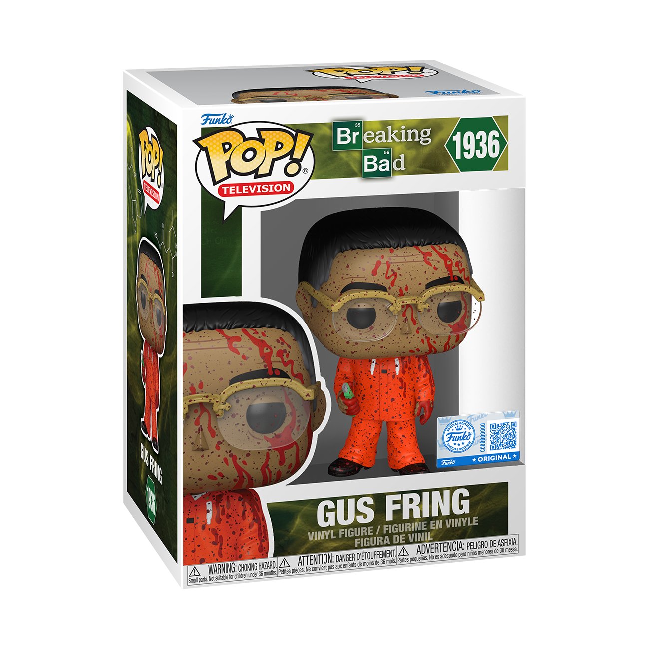 BREAKING BAD - POP FUNKO VINYL FIGURE - GUS-BOXCUTTER(BD) 9CM FUNSIDE EXCL
