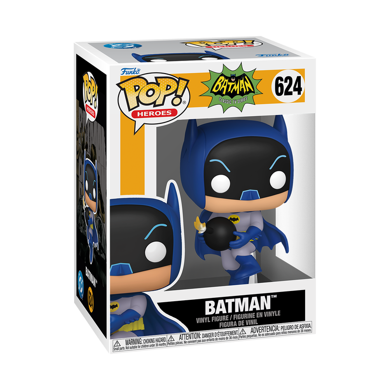 BATMAN 66 S2 - POP FUNKO VINYL FIGURE 624 BATMAN (WITH BOMB) 9CM