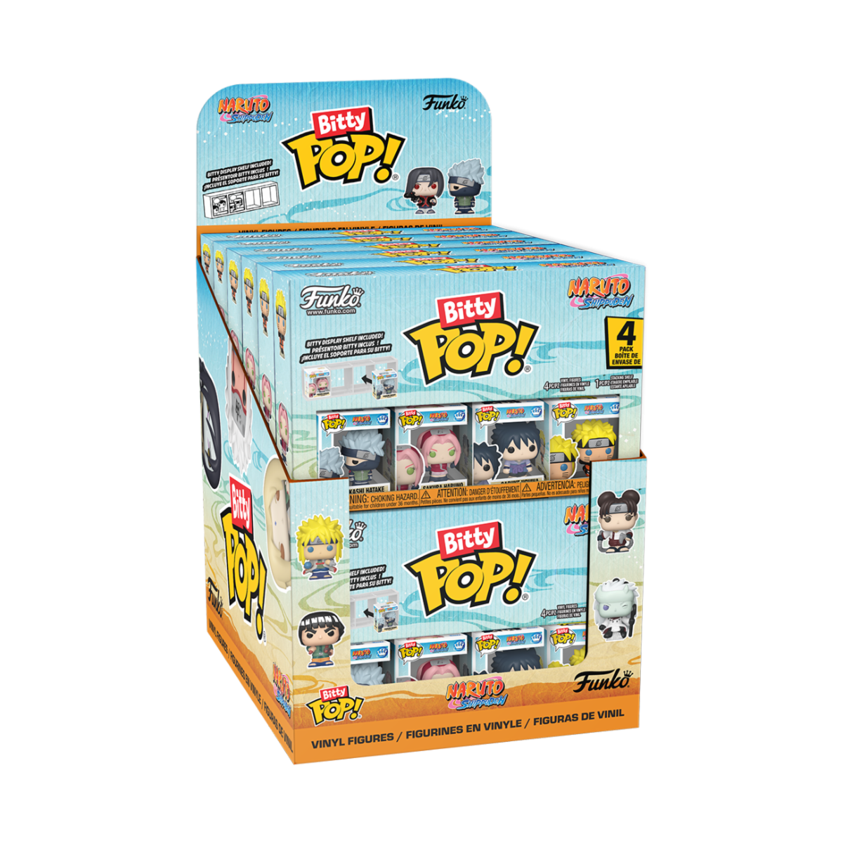 92509 - NARUTO SHIPPUDEN - POP FUNKO BITTY VINYL FIGURE - ASSORTMENT 12PC PDQ (EMEA)
