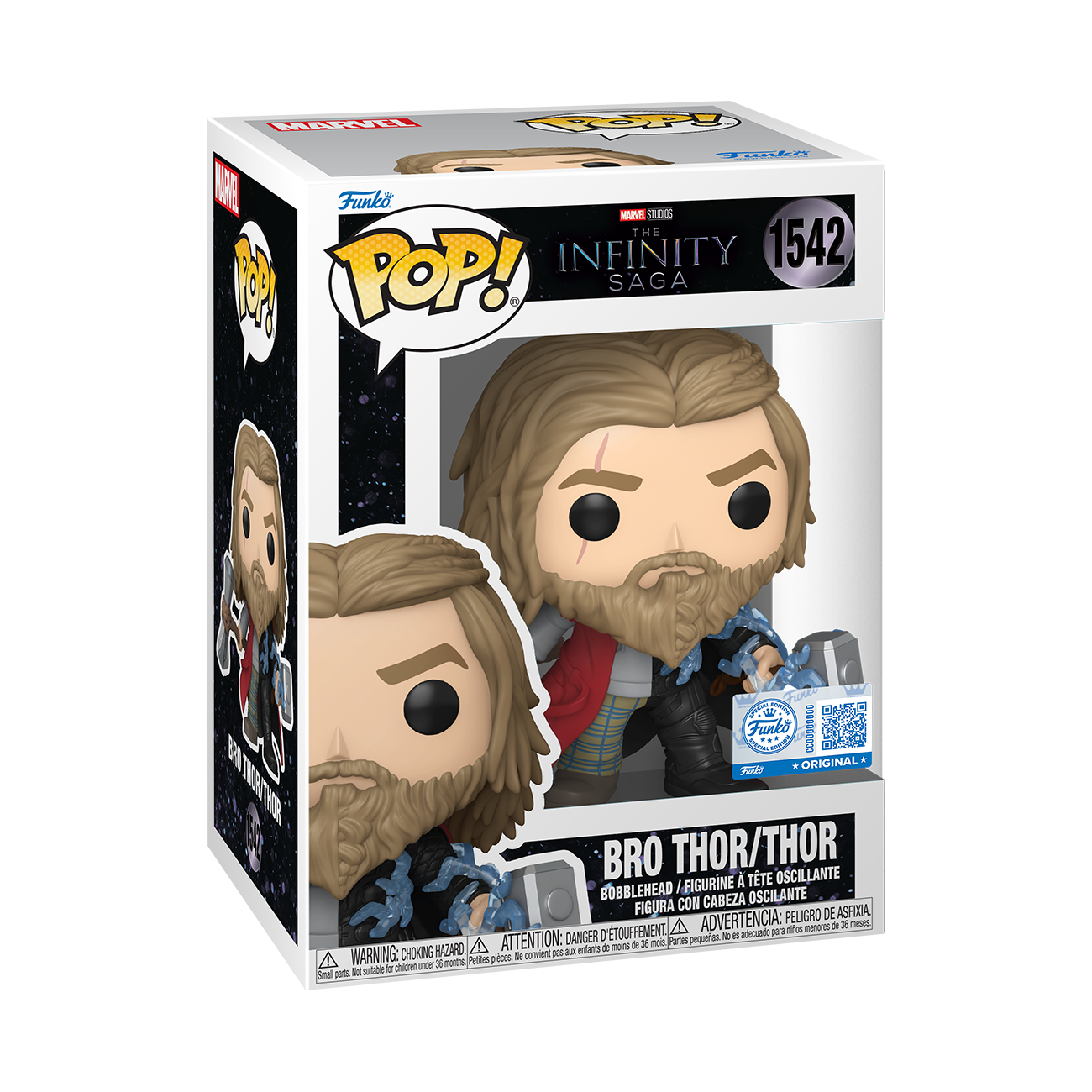 MARVEL SPLIT - POP FUNKO VINYL FIGURE - THOR/BRO THOR 9CM EXCL