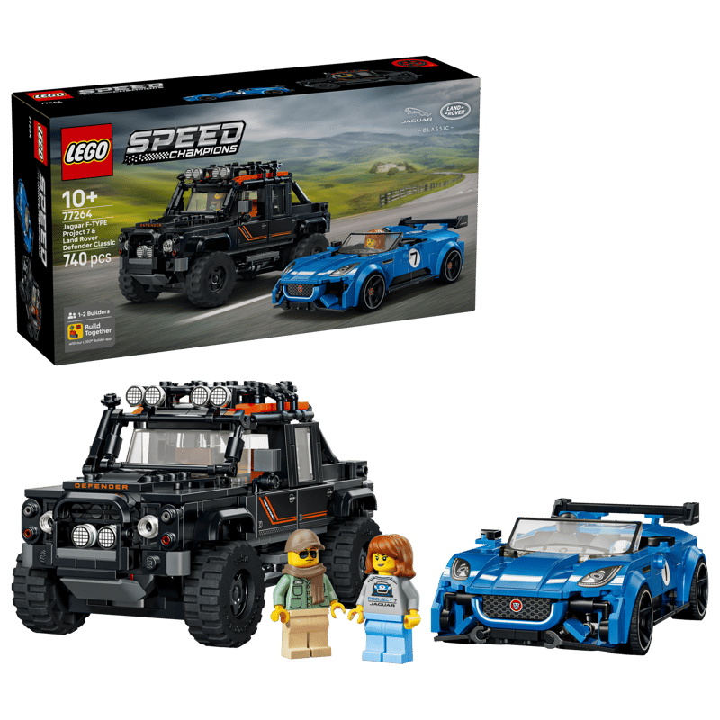 77264 - SPEED CHAMPIONS - JAGUAR PROJECT 7 E LAND ROVER DEFENDER