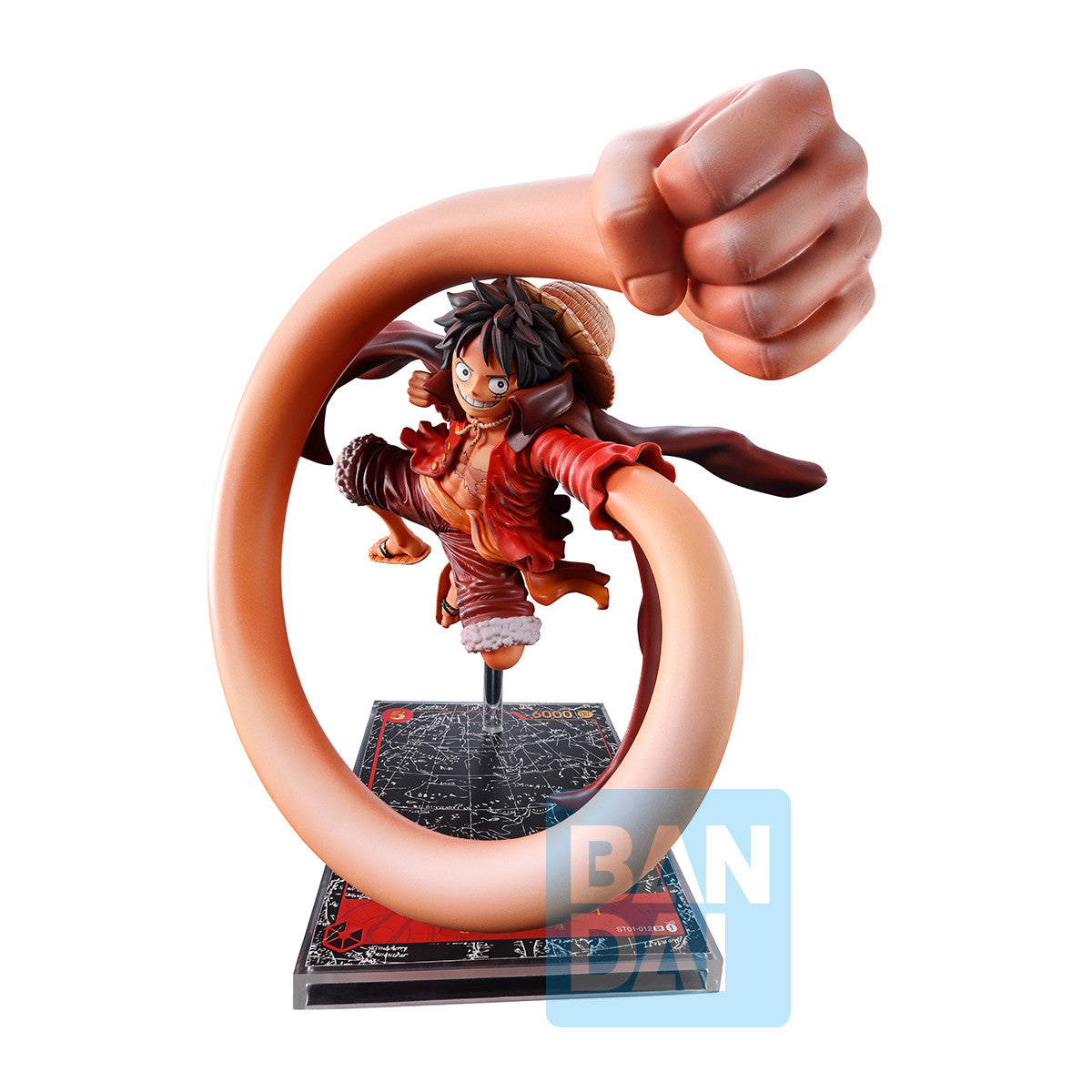 69093 - ONE PIECE - ICHIBANSHO FIGURE FROM ICHIBANSHO - ONE PIECE CARD GAME - MONKEY D.LUFFY - STATUA 18CM