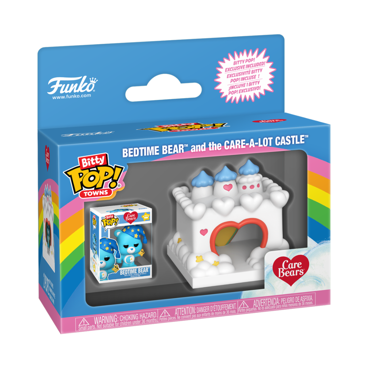 90114 - CARE BEARS - POP FUNKO BITTY TOWN VINYL FIGURE - CARE BEARS CASTLE