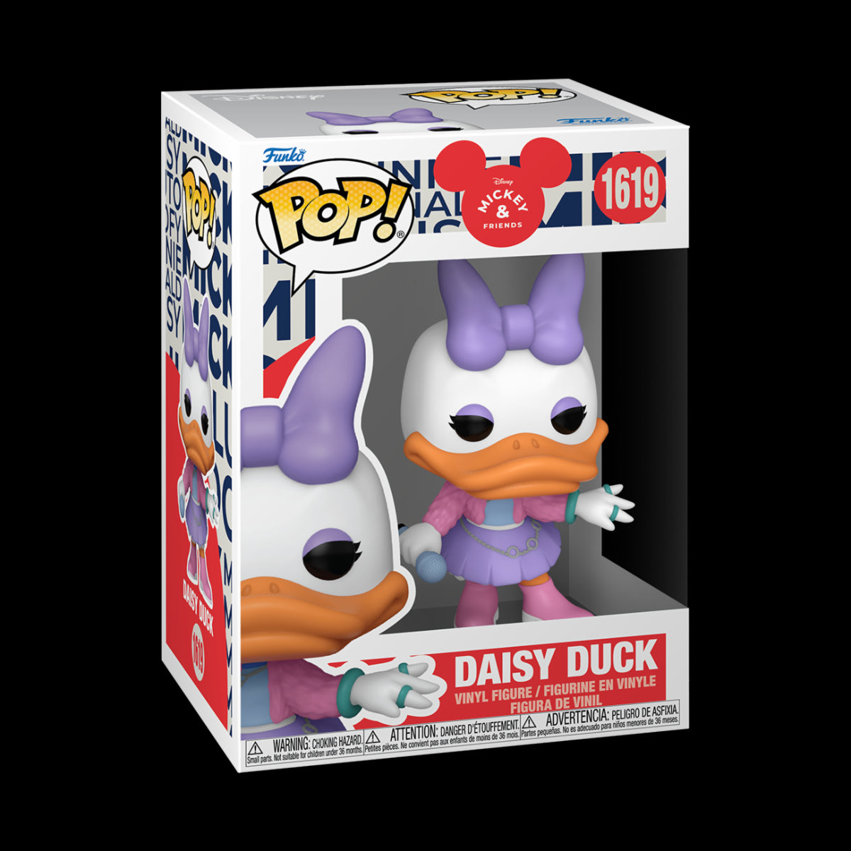 DISNEY: MICKEY MOUSE - POP FUNKO VINYL FIGURE 1619 DAISY DUCK (KPOP) 9CM