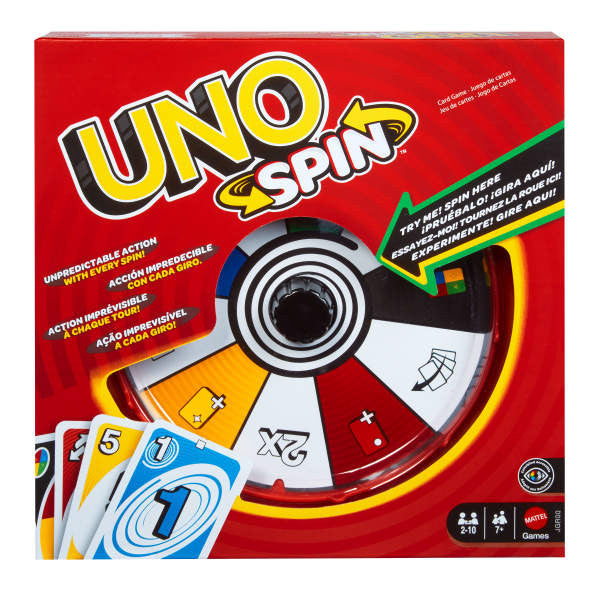 JGR00 - UNO SPIN - RUOTA E CARTE DA GIOCO