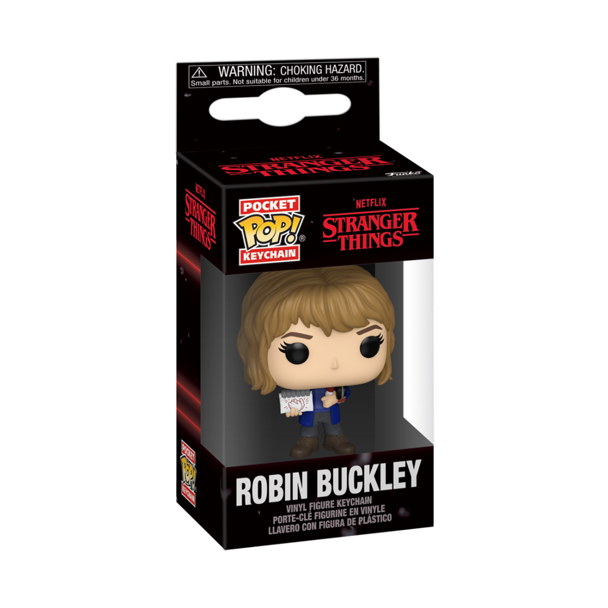 STRANGER THINGS - KEYCHAIN - ROBIN BUCKLEY 4CM