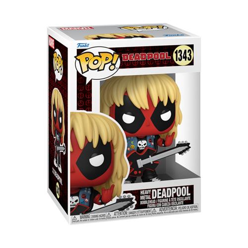 MARVEL: DEADPOOL - POP FUNKO VINYL FIGURE 1343 METAL BAND DEADPOOL 9CM
