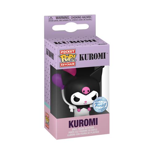 SANRIO: HELLO KITTY - KEYCHAIN - KUROMI (BALLOONS) 4CM