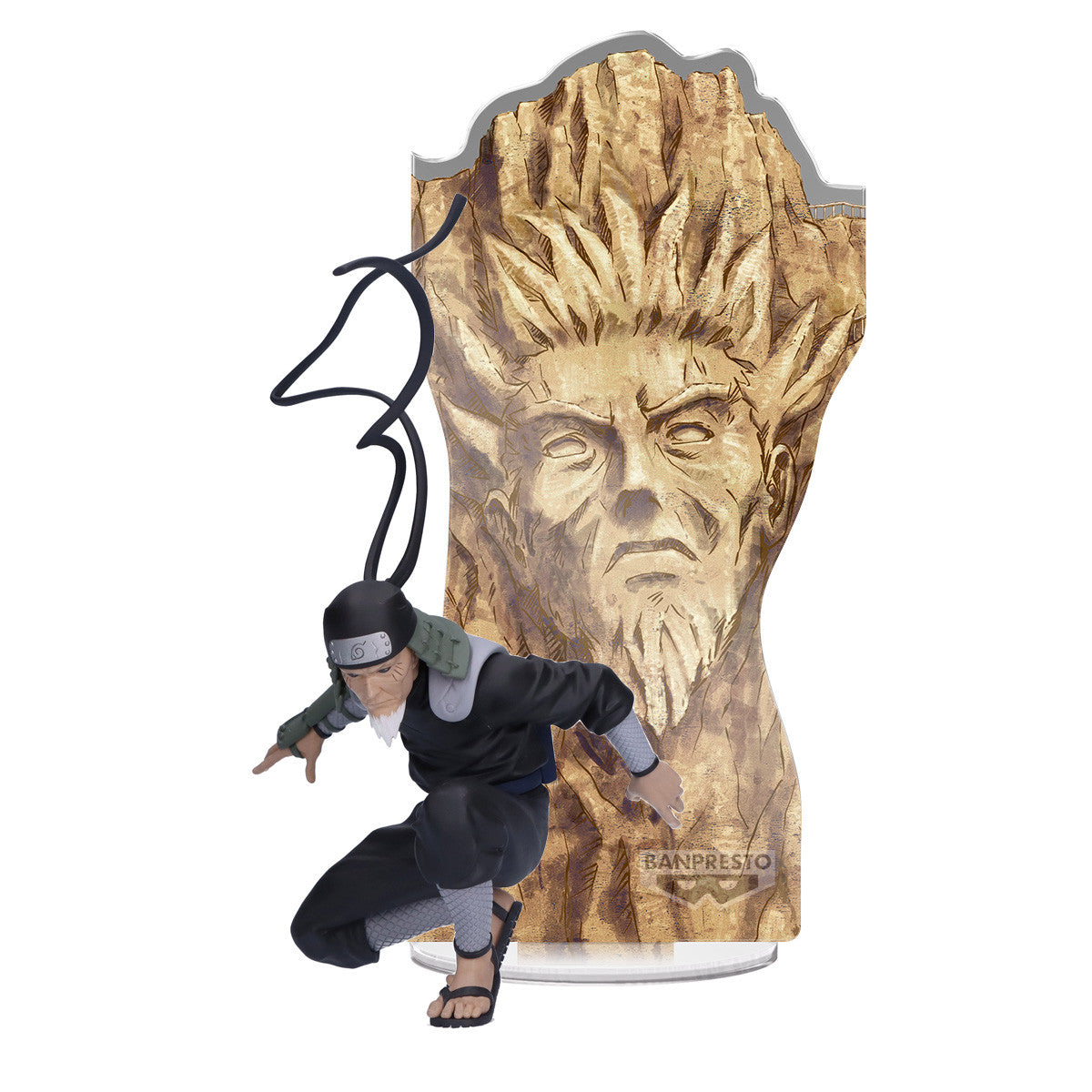 28808 - NARUTO SHIPPUDEN - PANEL SPECTACLE - SARUTOBI HIRUZEN - STATUA 7CM