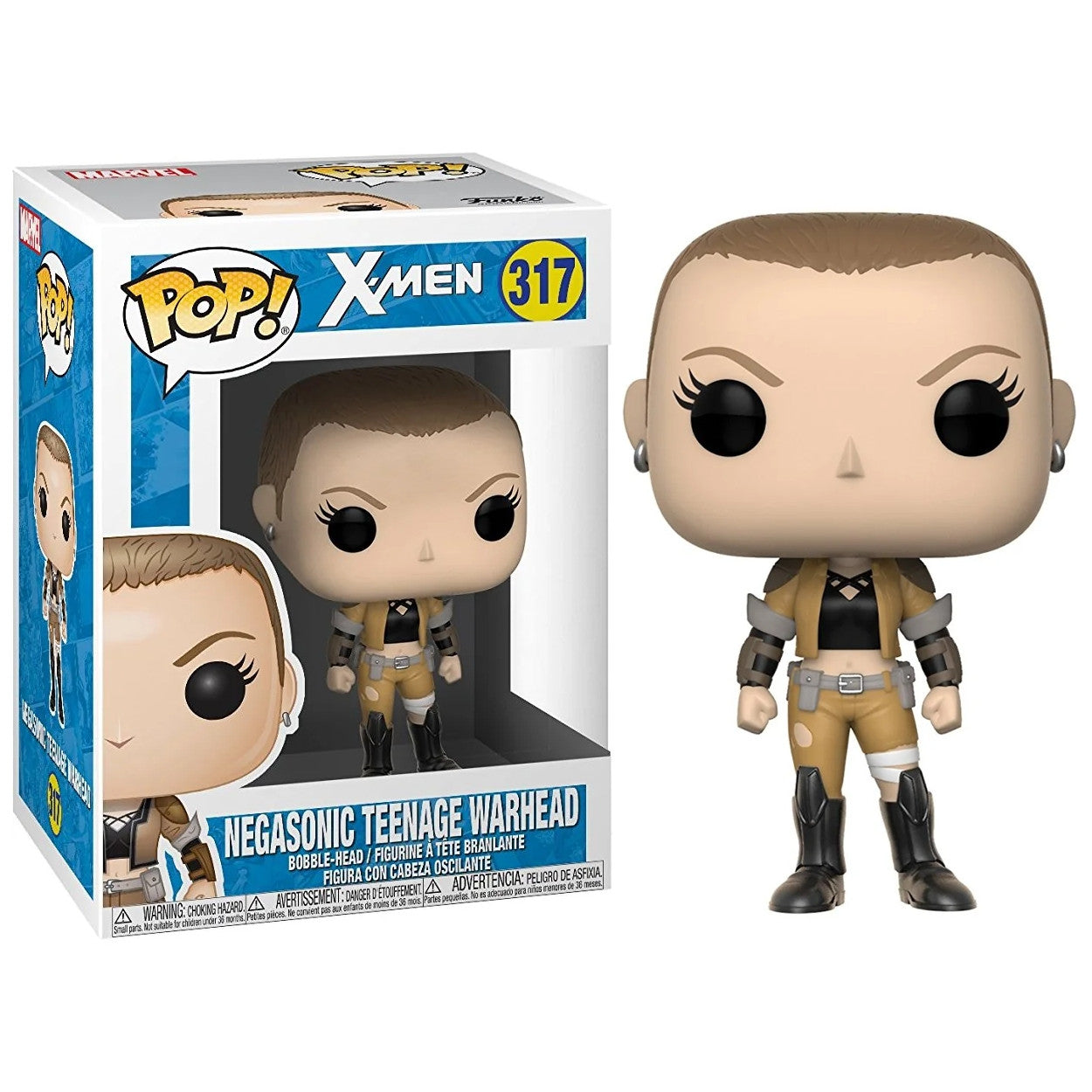 X-MEN - POP FUNKO VINYL FIGURE 317 NEGASONIC TEENAGE WARHEAD 9CM - NEW YORK TOY FAIR