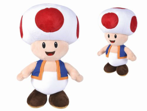 NINTENDO - SUPER MARIO - PELUCHE - TOAD 40CM