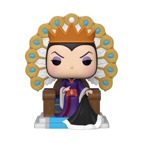 DISNEY: DELUXE VILLAINS - POP FUNKO VINYL FIGURE 1088 EVIL QUEEN ON THRONE 15CM