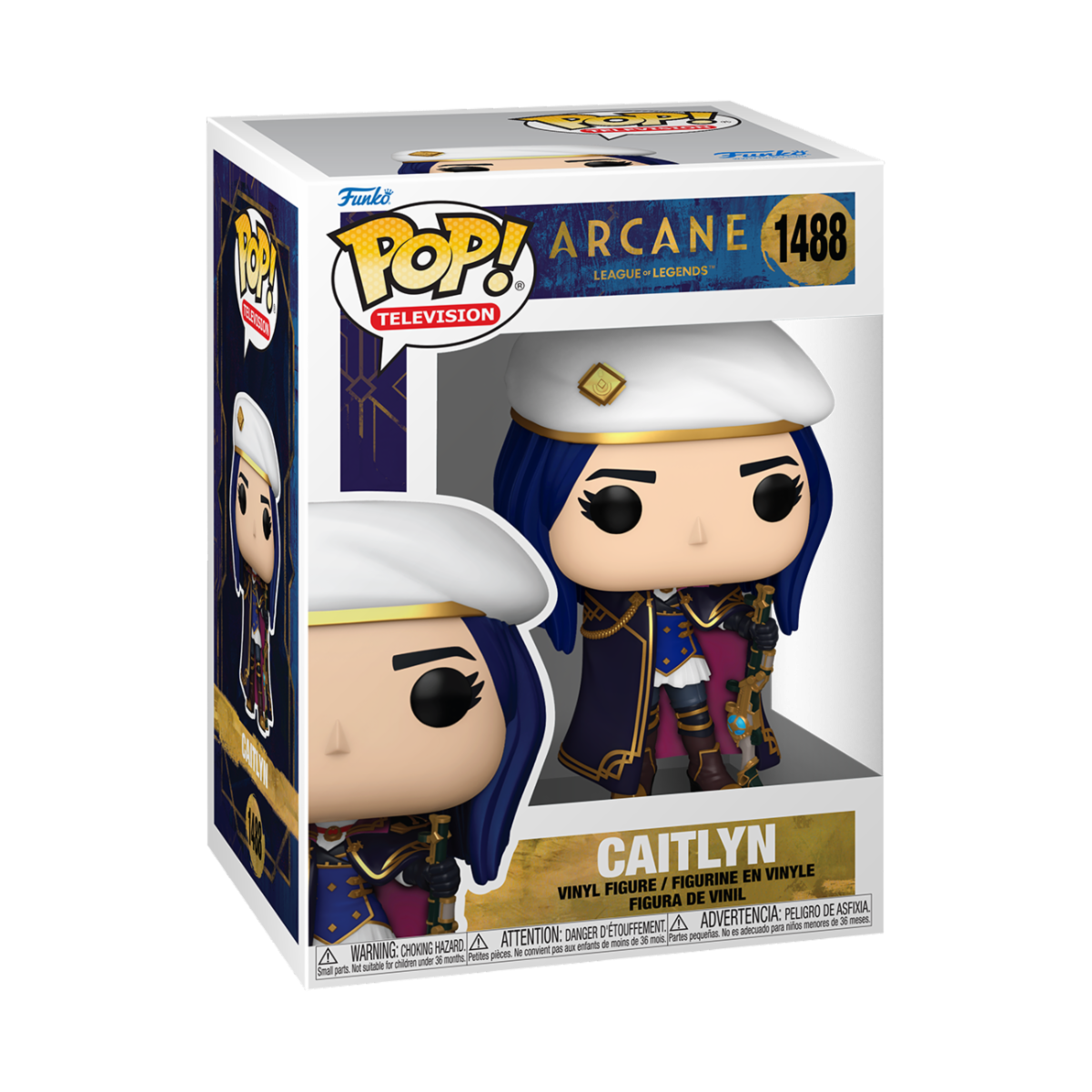 ARCANE: LEAGUE OF LEGENDS - POP FUNKO VINYL FIGURE 1488 CAITLYN 9CM