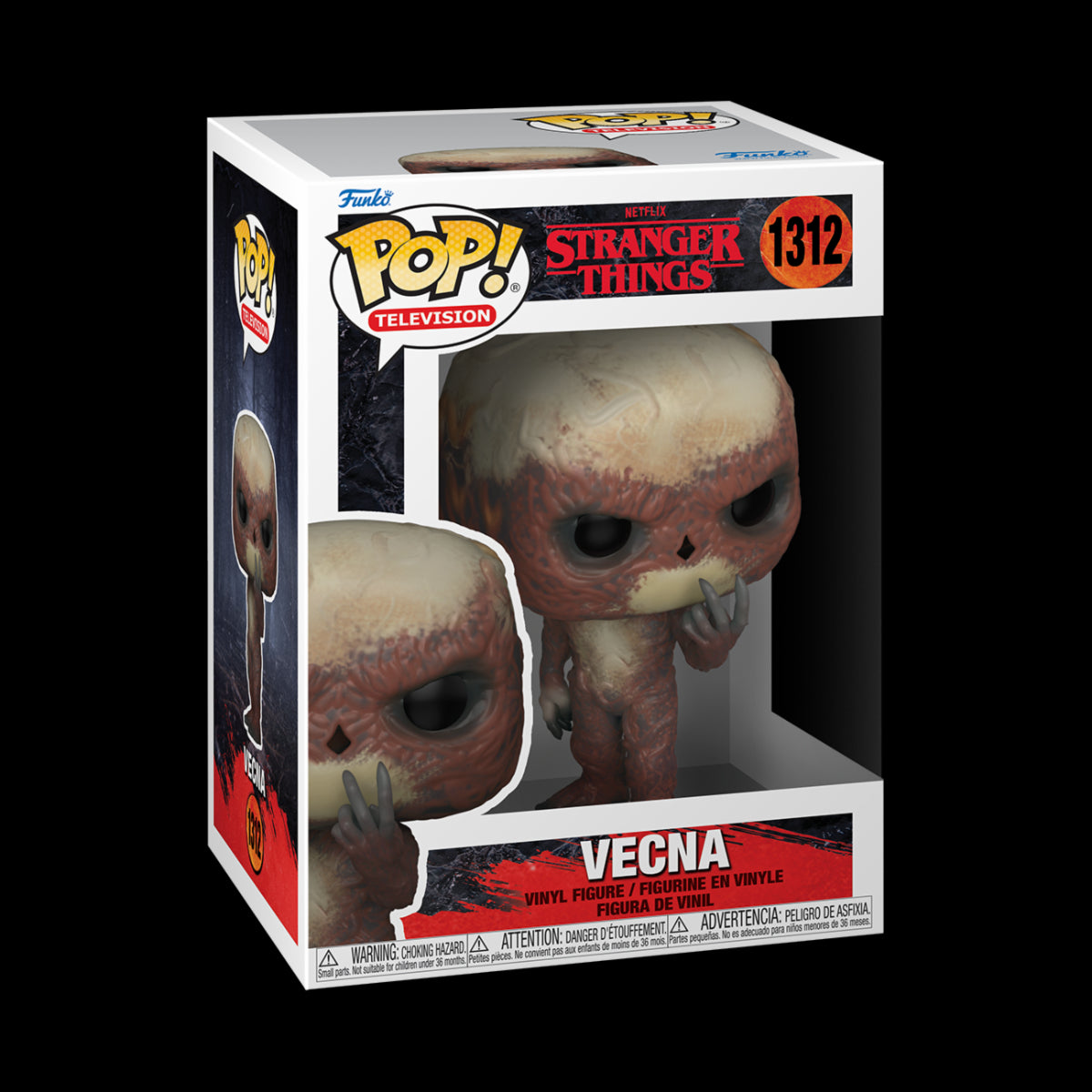 STRANGER THINGS: S4 - POP FUNKO VINYL FIGURE 1312 VECNA POINTING 9CM
