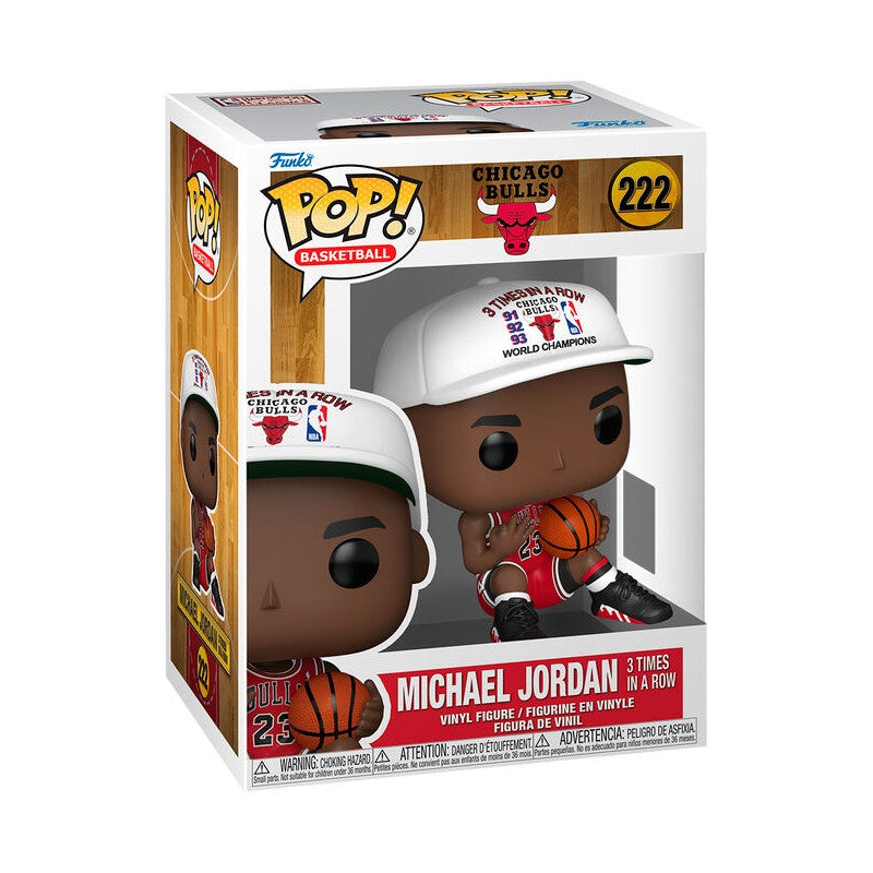 NBA LEGENDS S8 - POP FUNKO VINYL FIGURE 222 MICHAEL JORDAN (3 TIMES IN A ROW) 9CM
