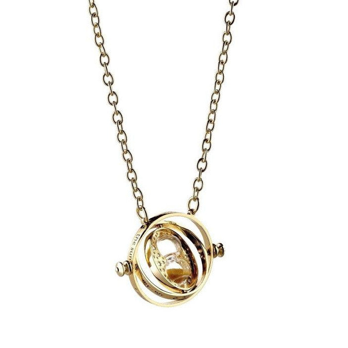 WN0097 - HARRY POTTER - COLLANINA CON CIONDOLO TIME TURNER SPINNING