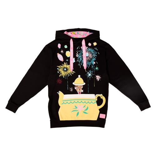 DISNEY - ALICE IN WONDERLAND - FELPA CON CAPPUCCIO - UNBIRTHDAY M