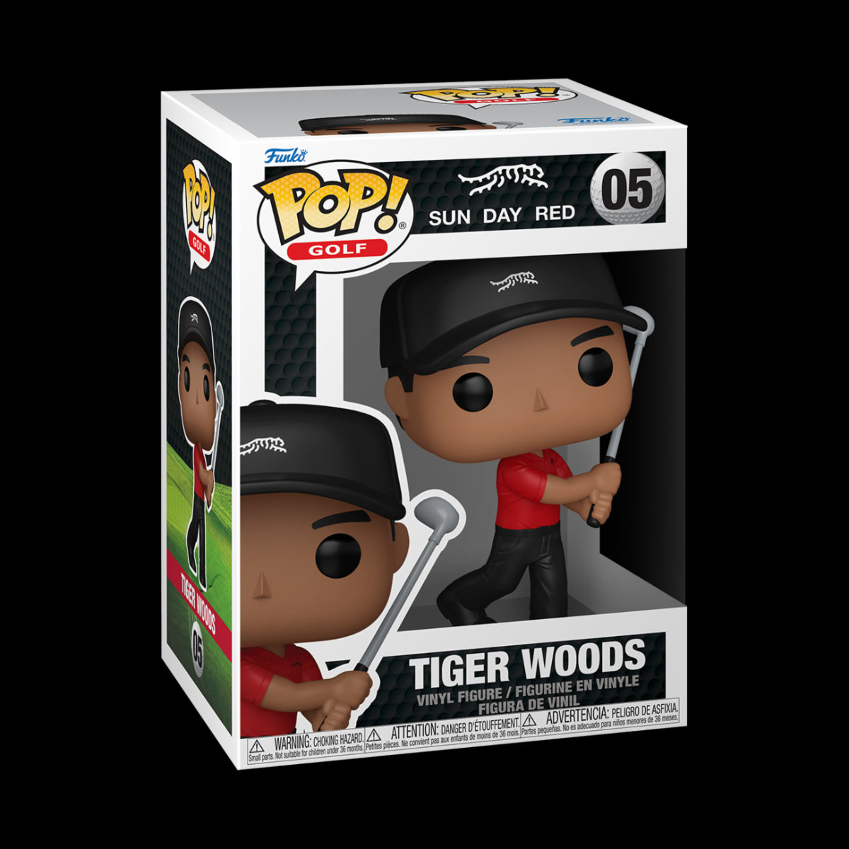 SPORT: GOLF - POP FUNKO VINYL FIGURE 05 TIGER WOODS (SWING) 9CM