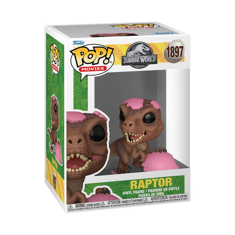 JURASSIC PARK - POP FUNKO VINYL FIGURE 1897 RAPTOR 9CM