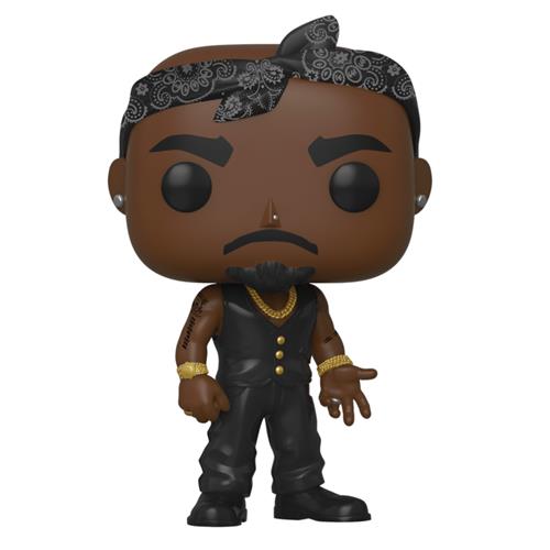 ROCK - POP FUNKO VINYL FIGURE 158 TUPAC VEST W/ BANDANA 9CM