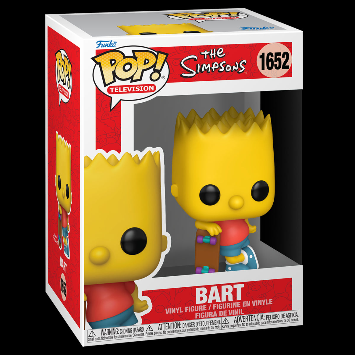 THE SIMPSONS - POP FUNKO VINYL FIGURE 1652 BART 9CM