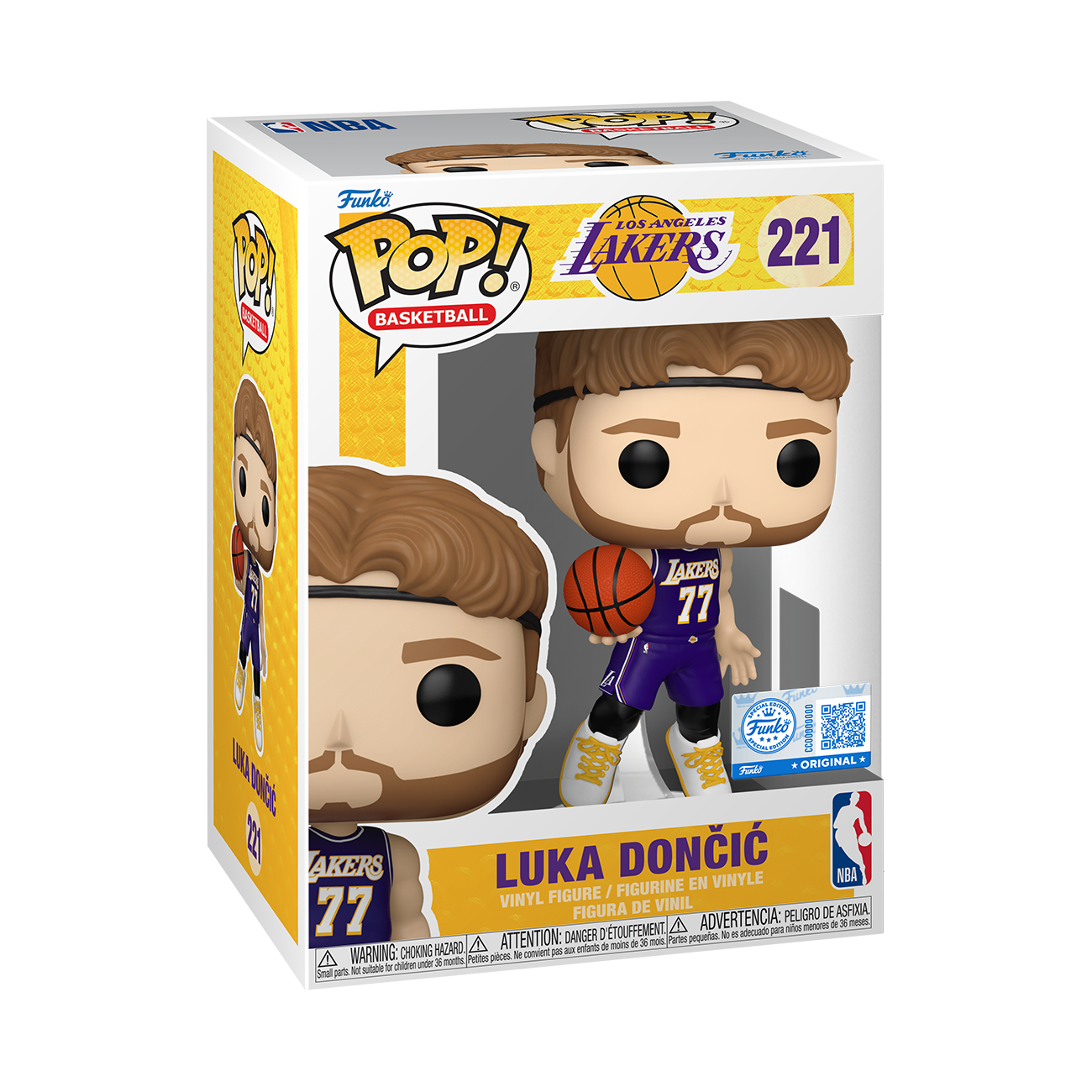 NBA - POP FUNKO VINYL FIGURE - LUKA DONCIC 9CM EXCL
