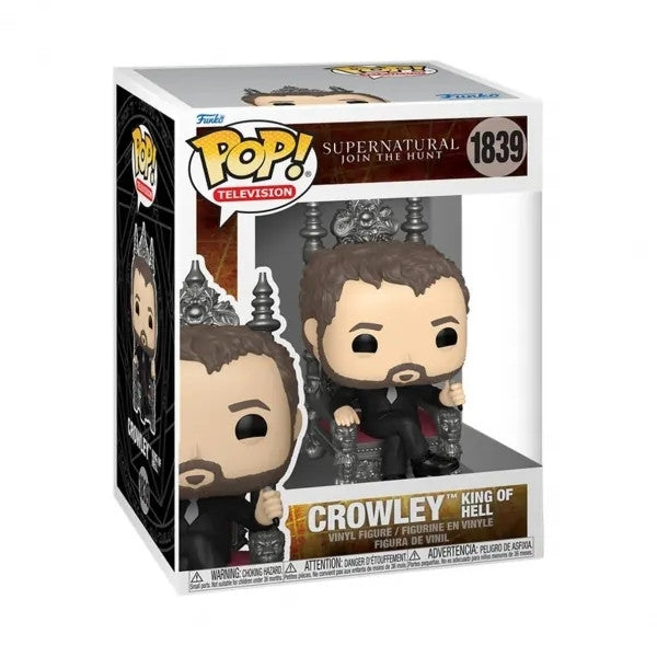 SUPERNATURAL - POP FUNKO PREMIUM VINYL FIGURE 1839 CROWLEY KING OF HELL 9CM