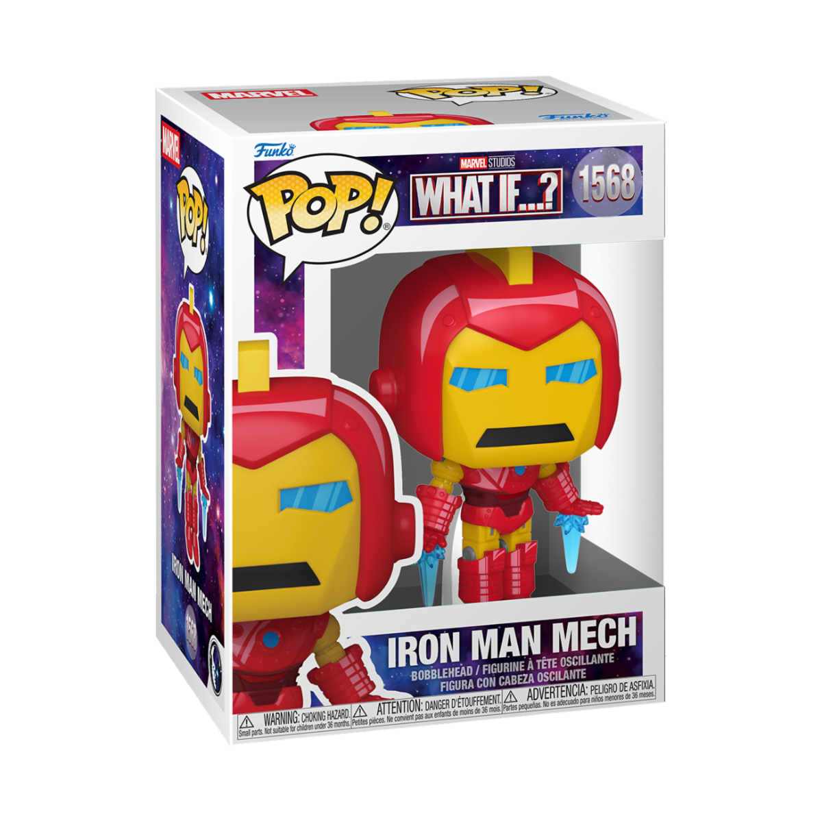 MAREL: WHAT IF...? - POP FUNKO VINYL FIGURE 1568 IRON MAN MECH 9CM