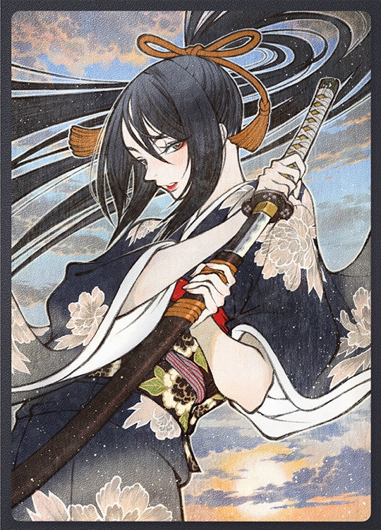 AT-16153 - 100 STANDARD SIZE MATTE DUAL ART SLEEVES - SAMURAI