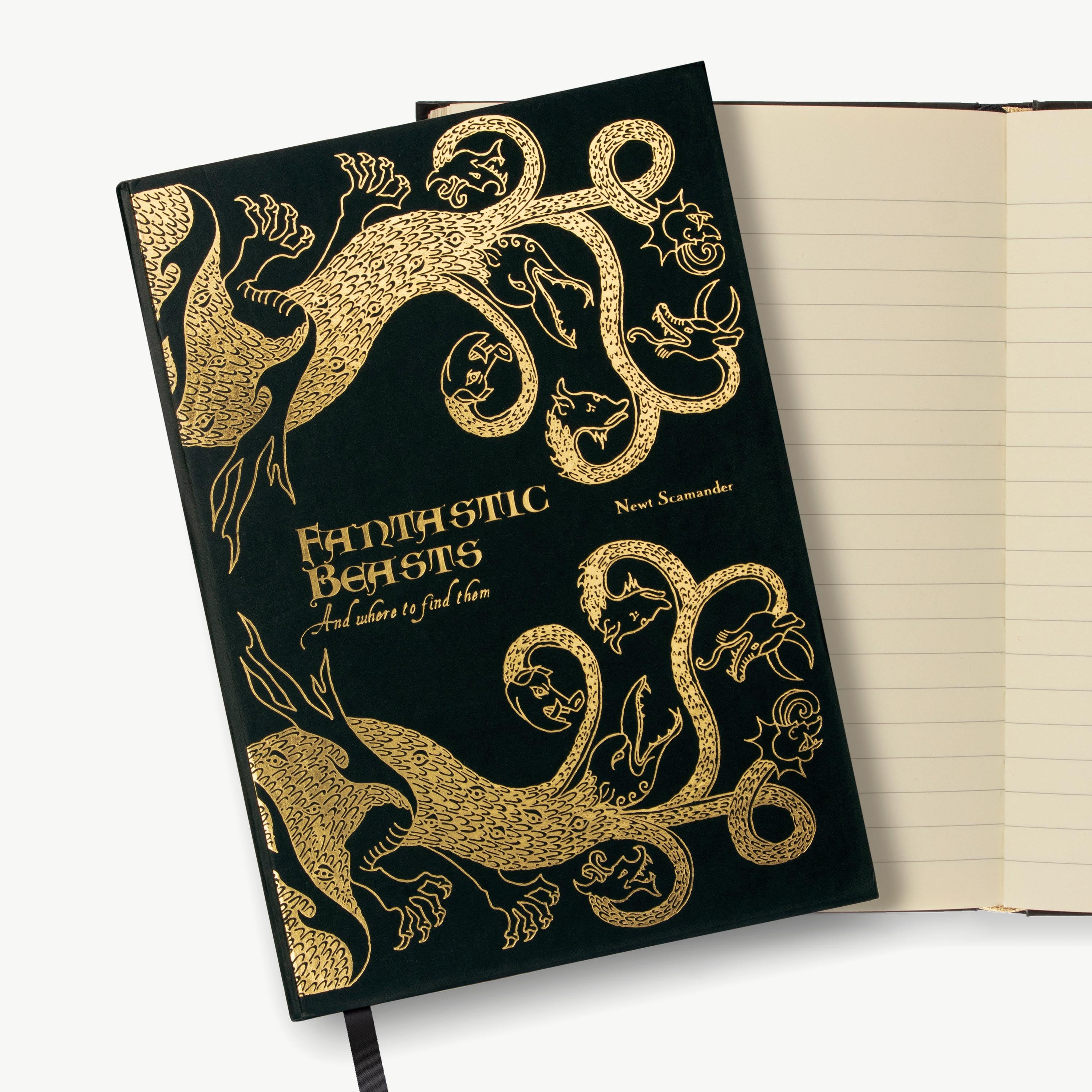 HJ09A - WIZARDING BOOKS: 'FANTASTIC BEASTS AND WHERE TO FIND THEM' NOTEBOOK