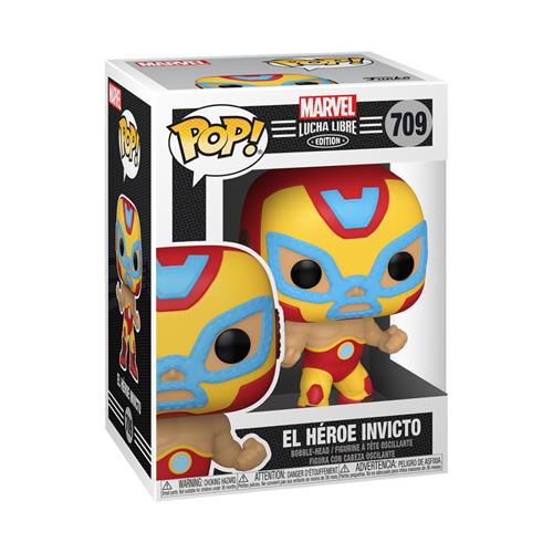 MARVEL: LUCHA LIBRE - POP FUNKO VINYL FIGURE 709 IRON MAN 9CM