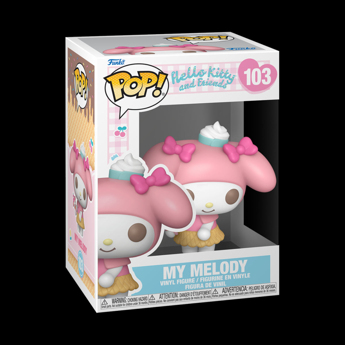 HELLO KITTY (ICE CREAM) - POP FUNKO VINYL FIGURE 103 MY MELODY 9CM
