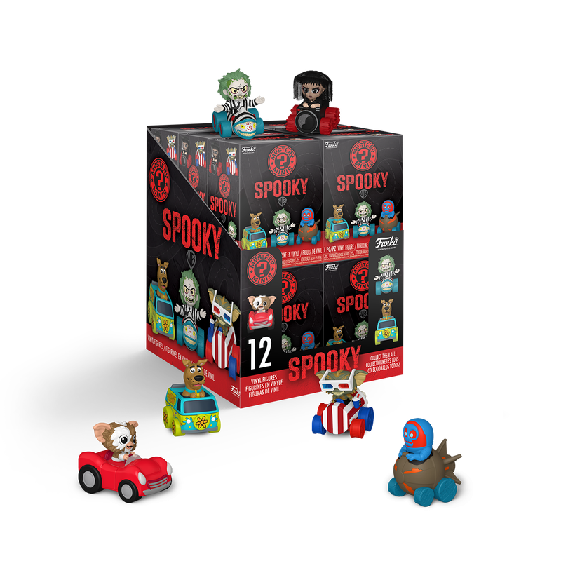 SPOOKY RIDES WARNER BROS - MYSTERY MINI BLIND BOX - 12PZ DISPLAY 8CM