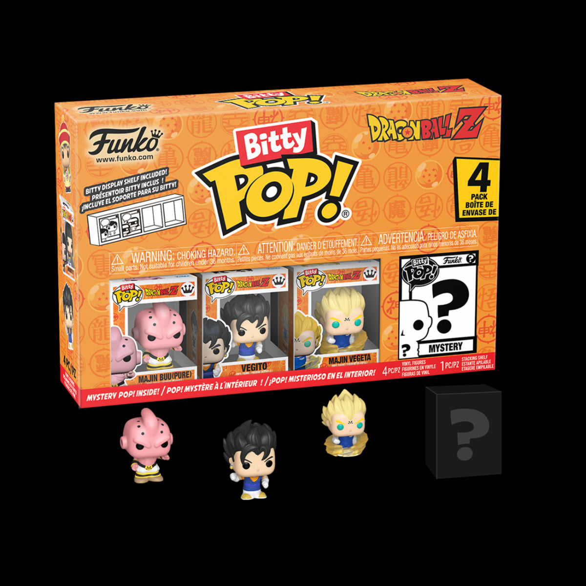 73025 - DRAGON BALL Z - FUNKO BITTY POP VINYL FIGURE - KID BUU (4PK)