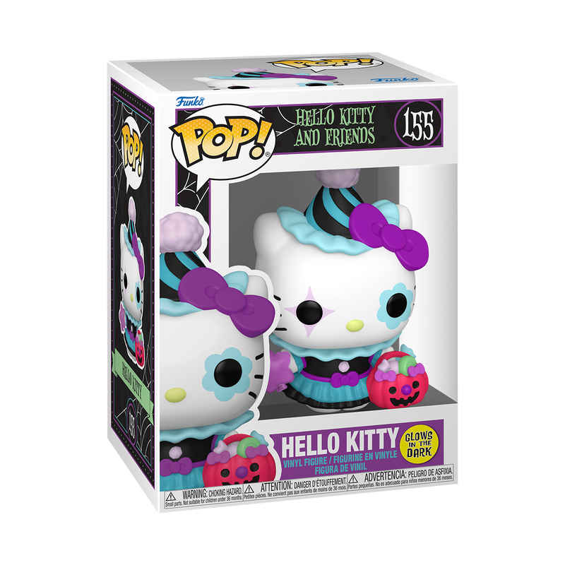 HELLO KITTY S9 - POP FUNKO VINYL FIGURE 155 HELLO KITTY (SPOOKY) (GW) (ASSORTMENT 6PZ) 9CM