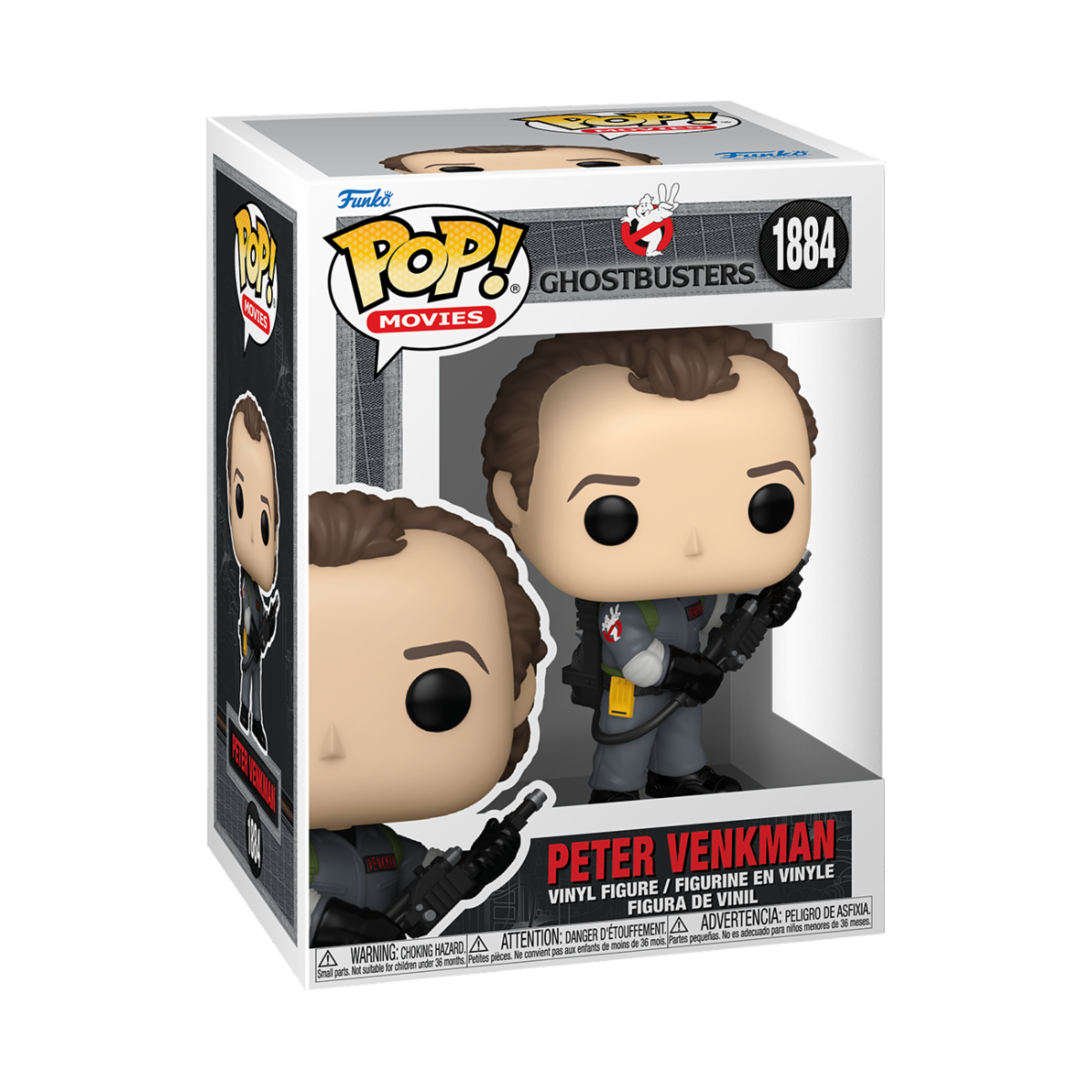 GHOSTBUSTERS - POP FUNKO VINYL FIGURE 1884 DR. PETER VENKMAN 9CM