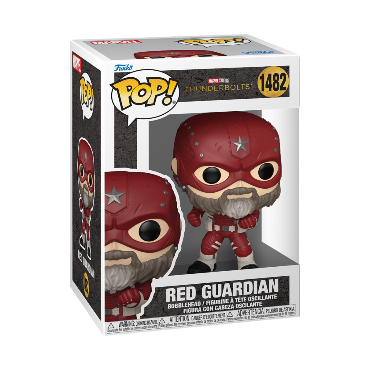 MARVEL: THUNDERBOLTS* - POP FUNKO VINYL FIGURE 1482 RED GUARDIAN 9CM