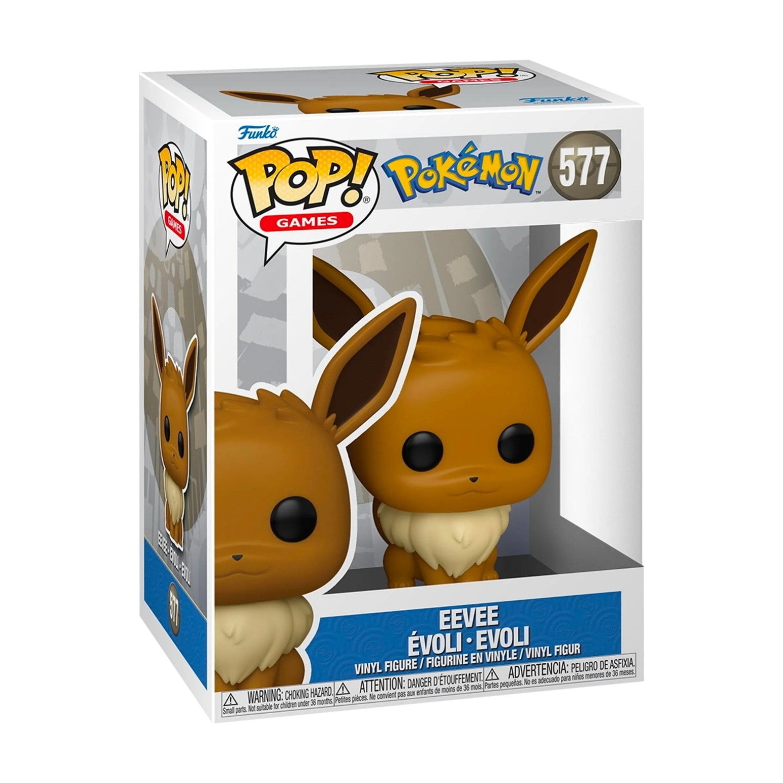 POKEMON - POP FUNKO VINYL FIGURE 577 EEVEE (EMEA) 9CM