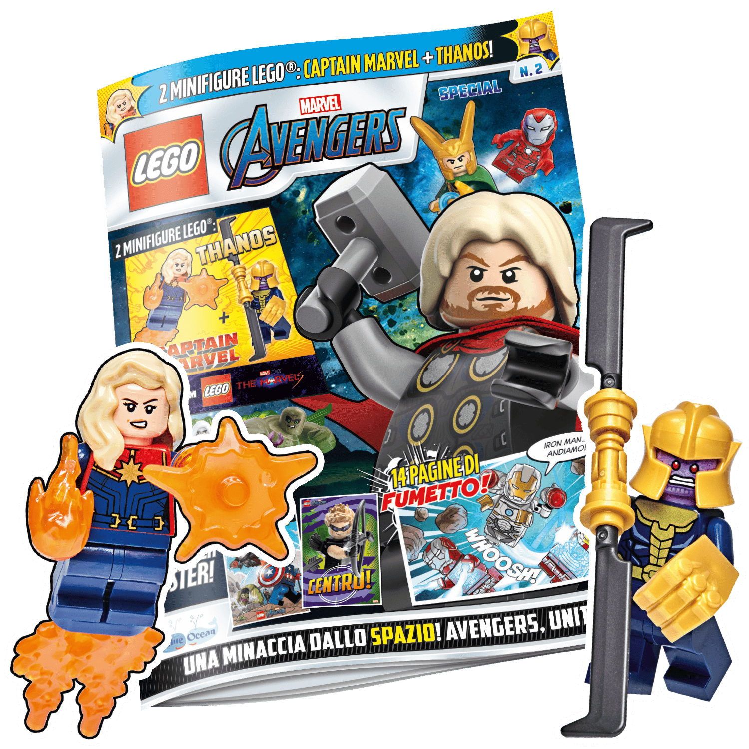 LEGO AVENGERS SPECIALE N.2 - THANOS + CAPTAIN MARVEL