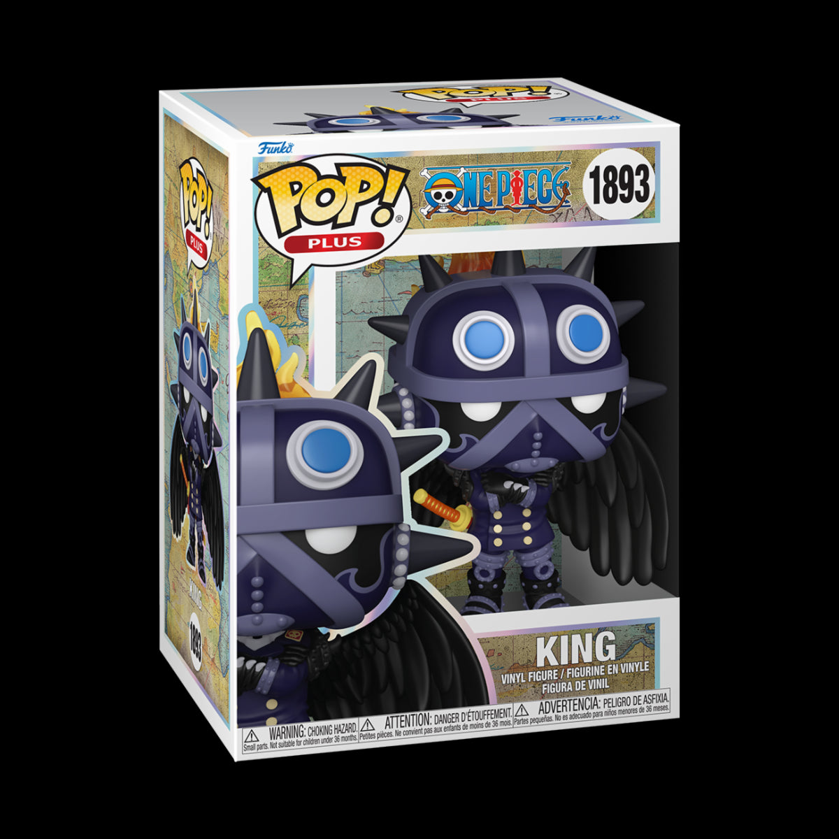 ONE PIECE - POP FUNKO VINYL FIGURE 1893 KING 9CM