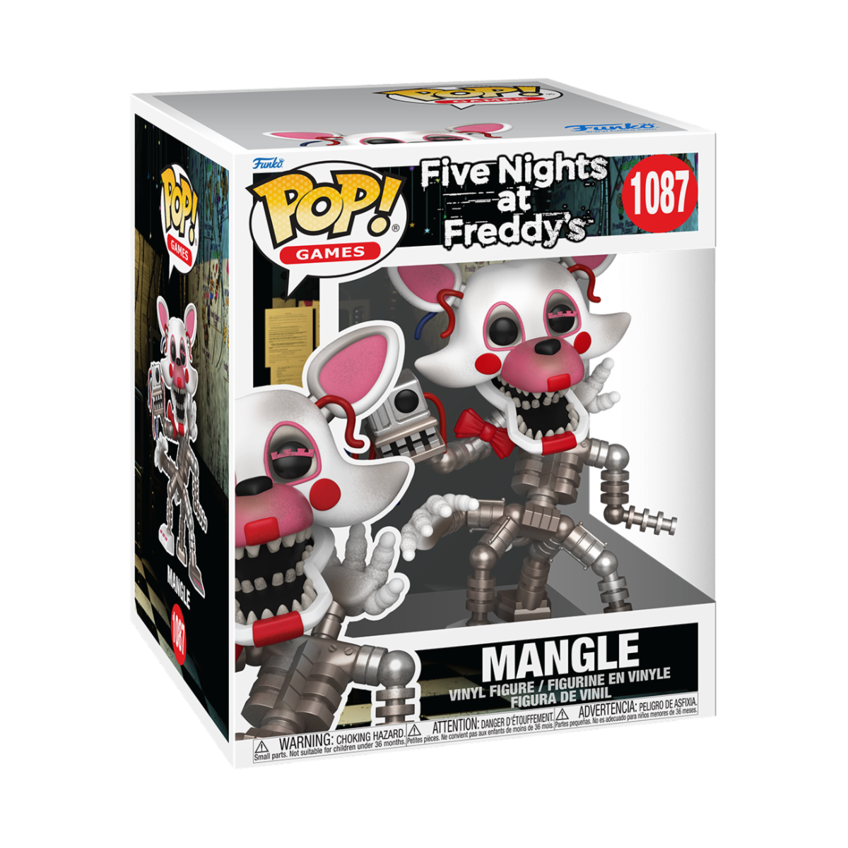 FIVE NIGHTS AT FREDDY'S - POP FUNKO SUPER VINYL FIGURE 1087 MANGLE 15CM