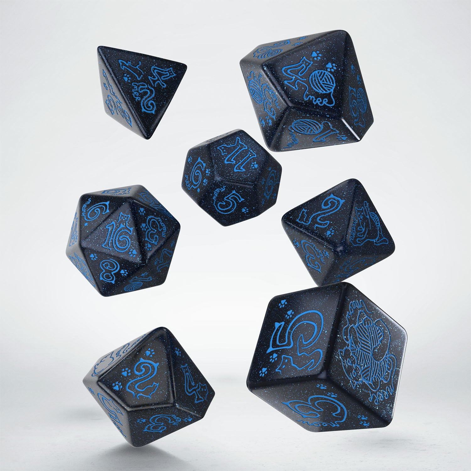 SJKSCAT19 - JUMBO CATS DICE SET: RIVER