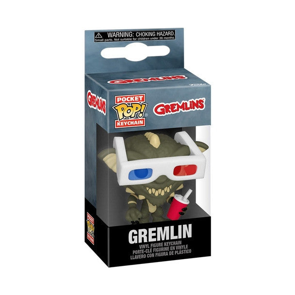GREMLINS - POP FUNKO VINYL KEYCHAIN GREMLIN W/3D GLASSES 4CM