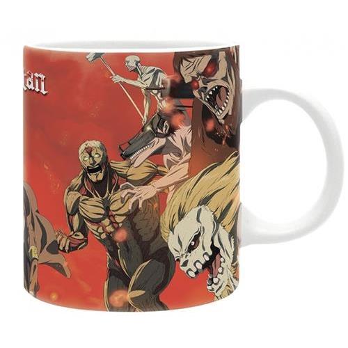 ABYMUGA115 - ATTACK ON TITAN - TAZZA 320ML - BATTLE SCENE SEASON 4